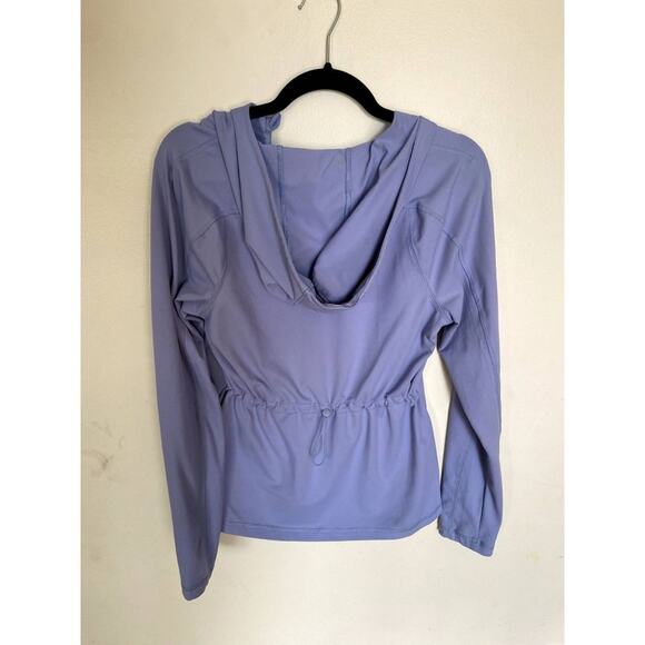 Layer 8 Activewear Zip Up Fitted Jacket Size Large Lavender with Adjustable Back - Picture 2 of 4